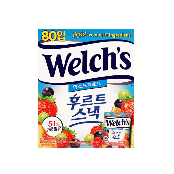 웰치 후르트스낵 믹스드후르트