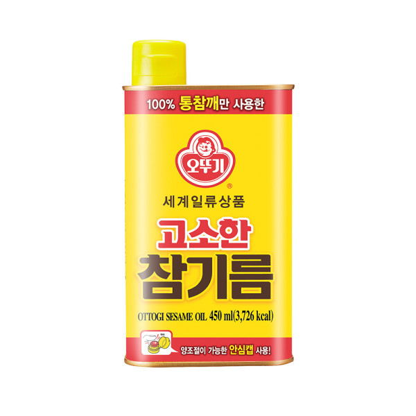 고소한 참기름(캔) 450ml