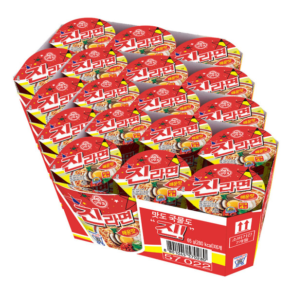 오뚜기 진라면 매운맛 소컵 65g