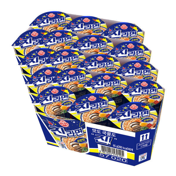 오뚜기 진라면 순한맛 소컵 65g