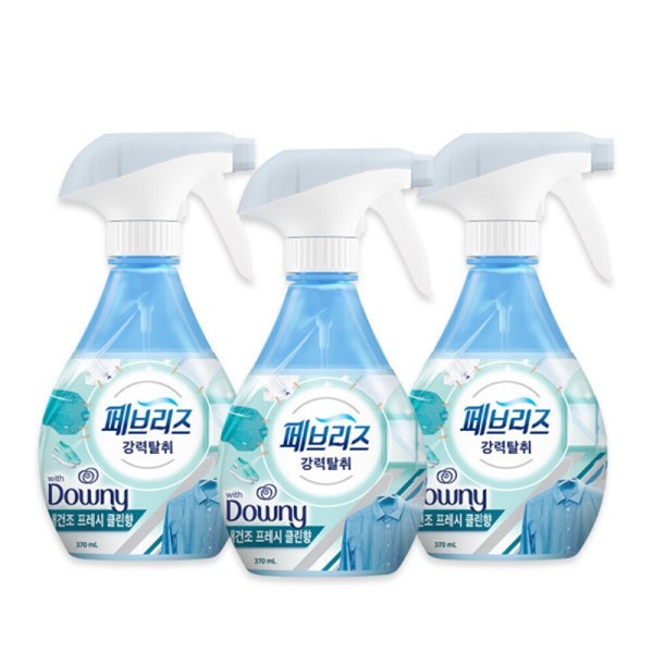 페브리즈 섬유탈취제 실내건조 프레시클린향 370ml