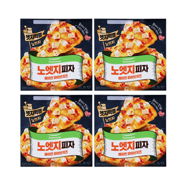 노엣지피자 베이컨 파이브치즈