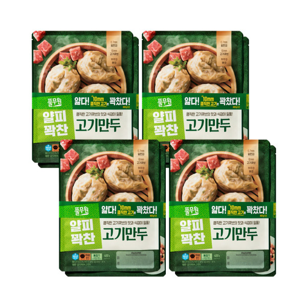풀무원 얇은피꽉찬속 고기만두 400g