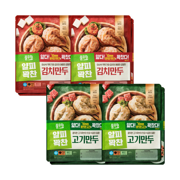 풀무원 얇은피 만두 400g 8봉