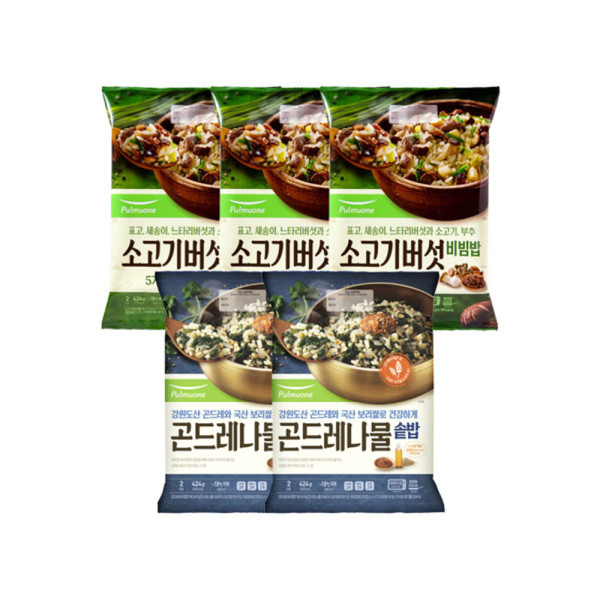 소고기버섯비빔밥 424g
