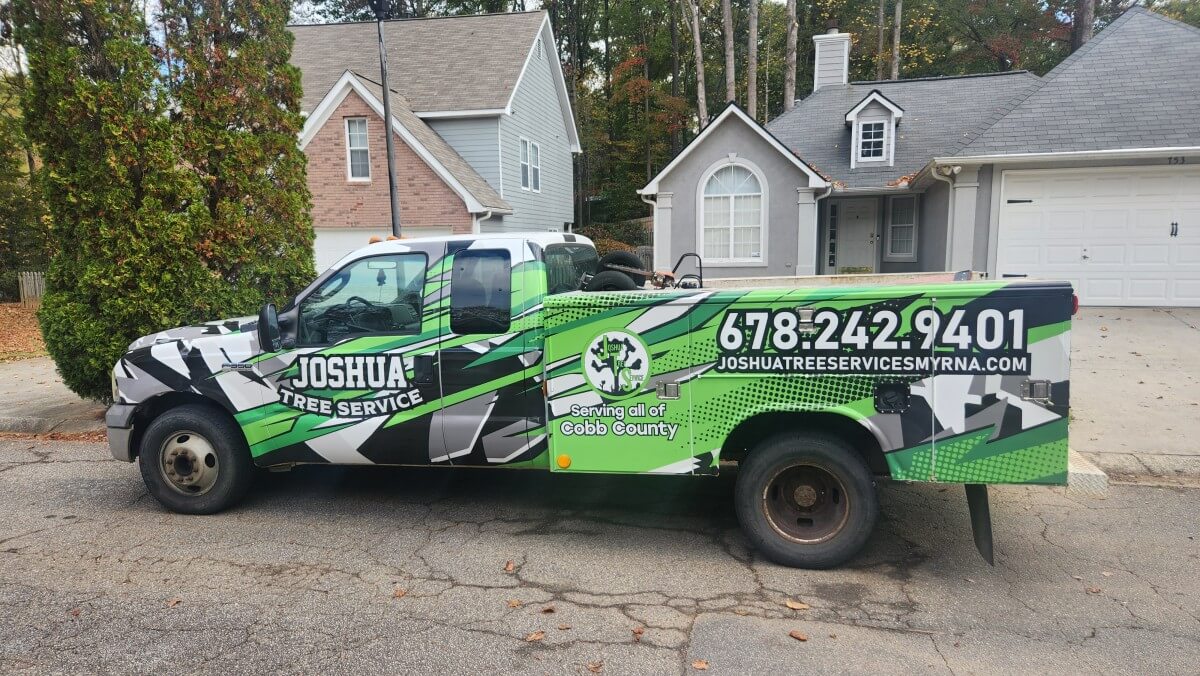 Joshua Tree Service vehicles