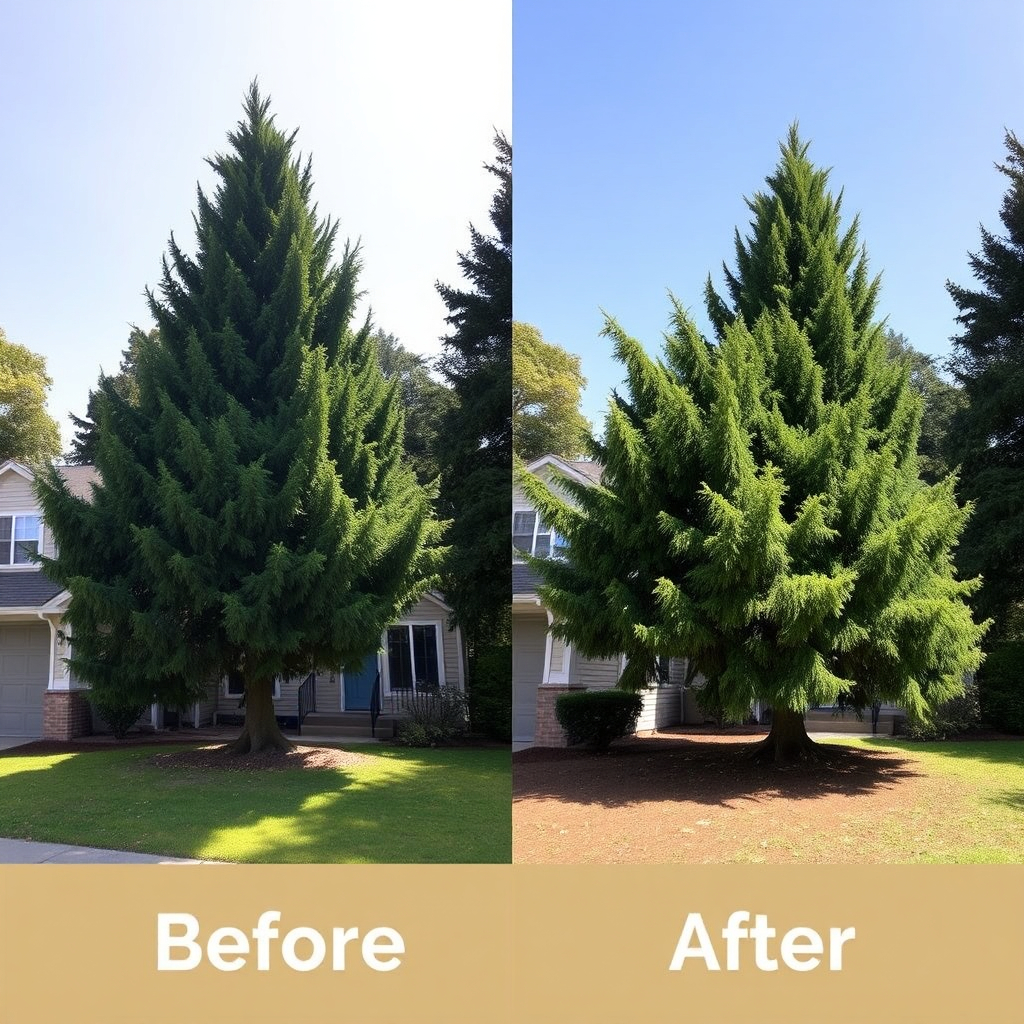 A before and after