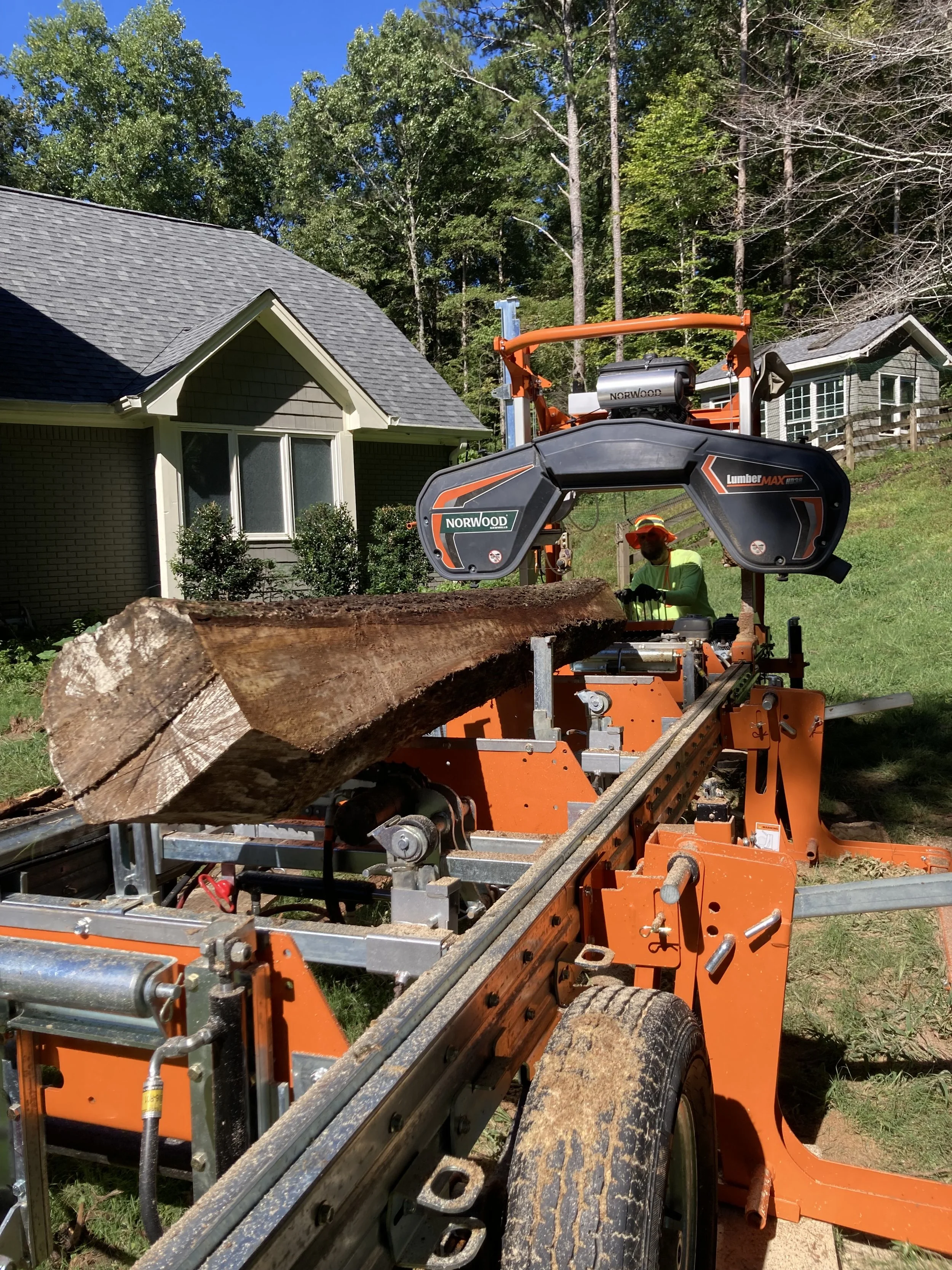Abba and Sons Custom Millworks tree service work