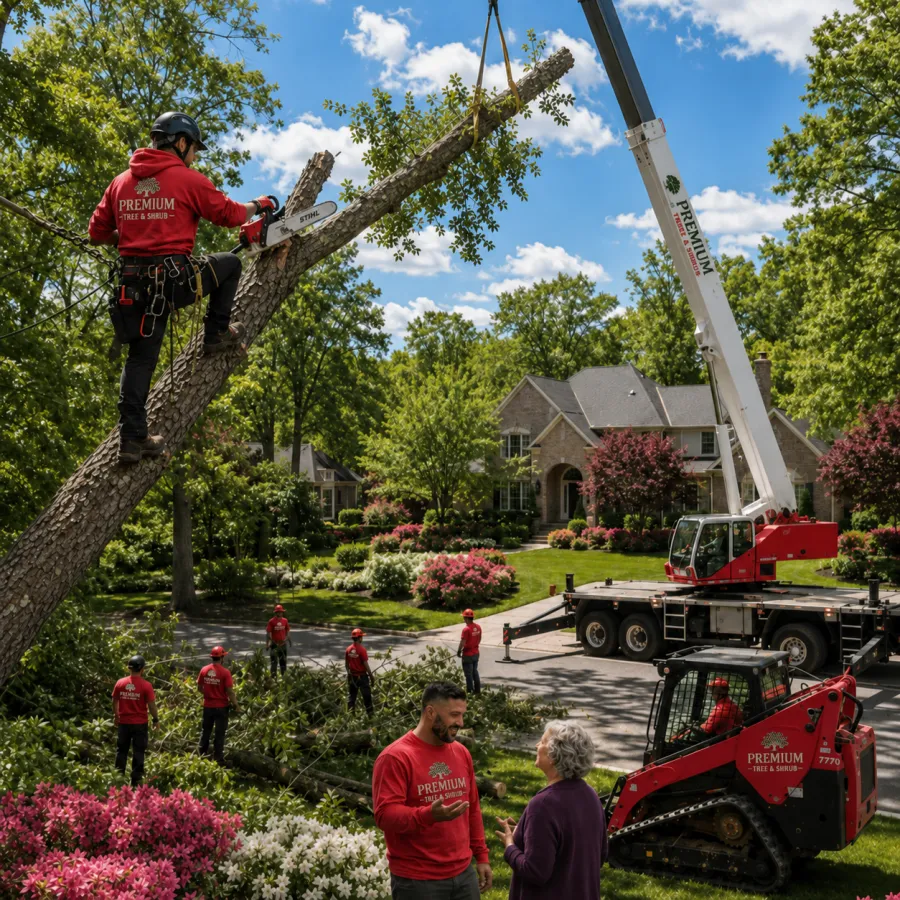 Premium Tree & Shrub tree service work