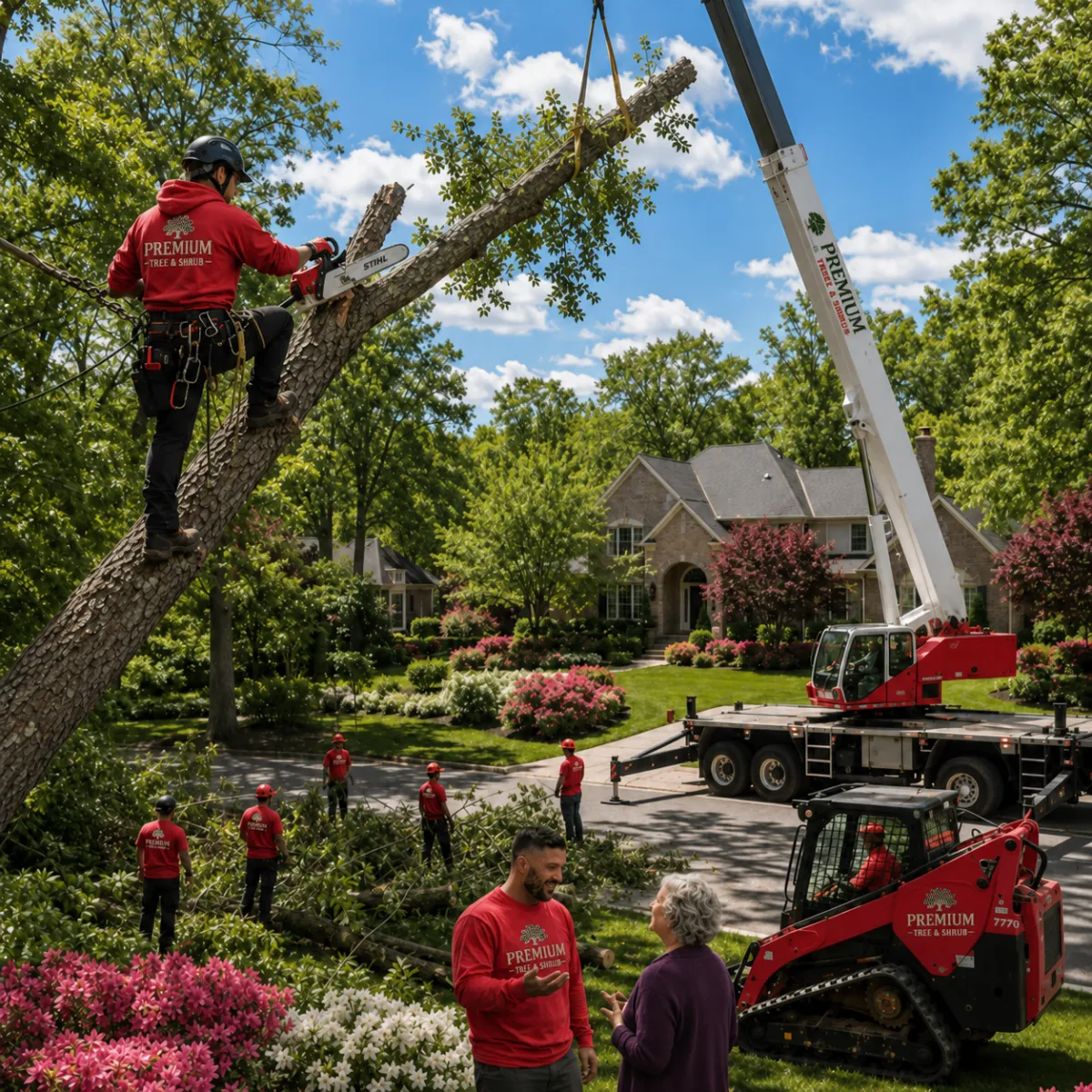 Premium Tree & Shrub tree service work