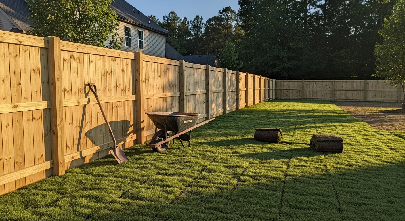 Fencing sod service