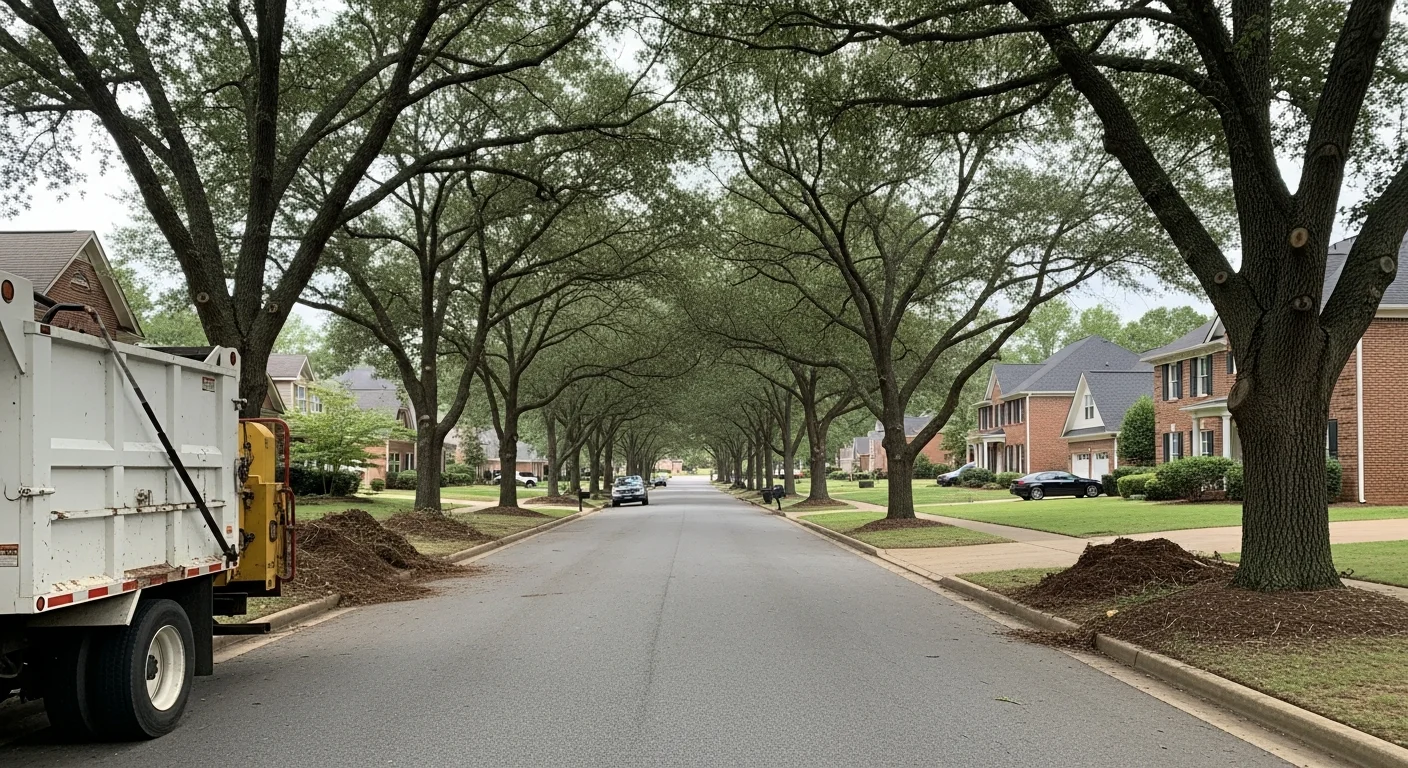 Top Track Mulching & Tree Service tree service work