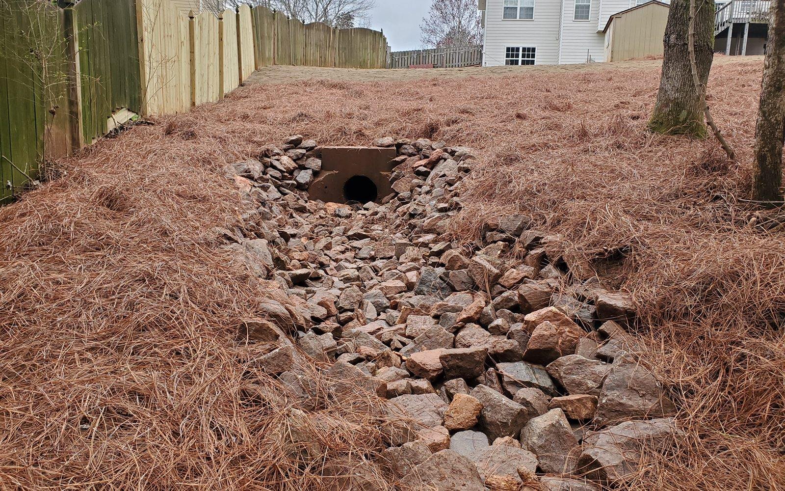 Drainage dry creek