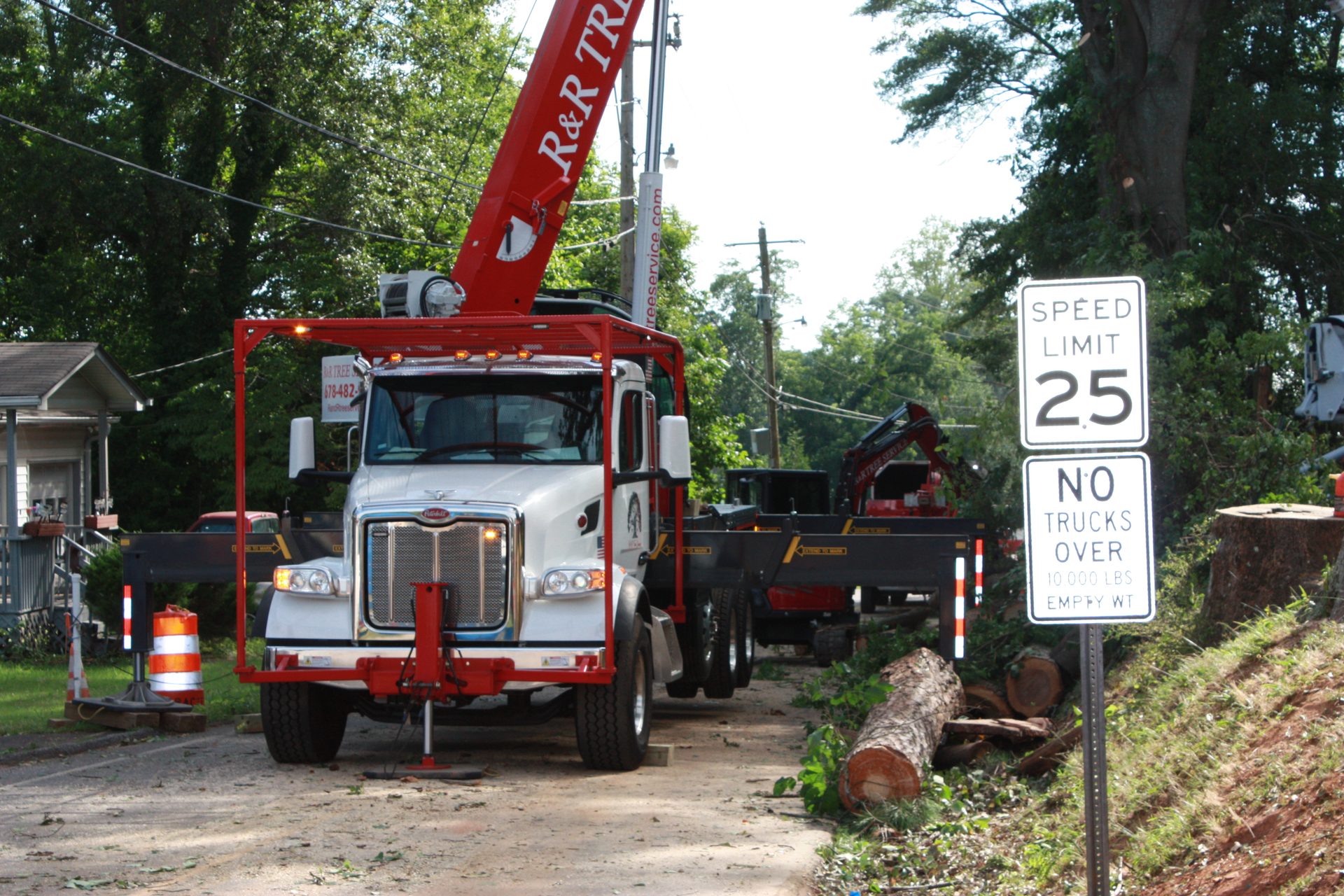 R & R Tree Service tree service work