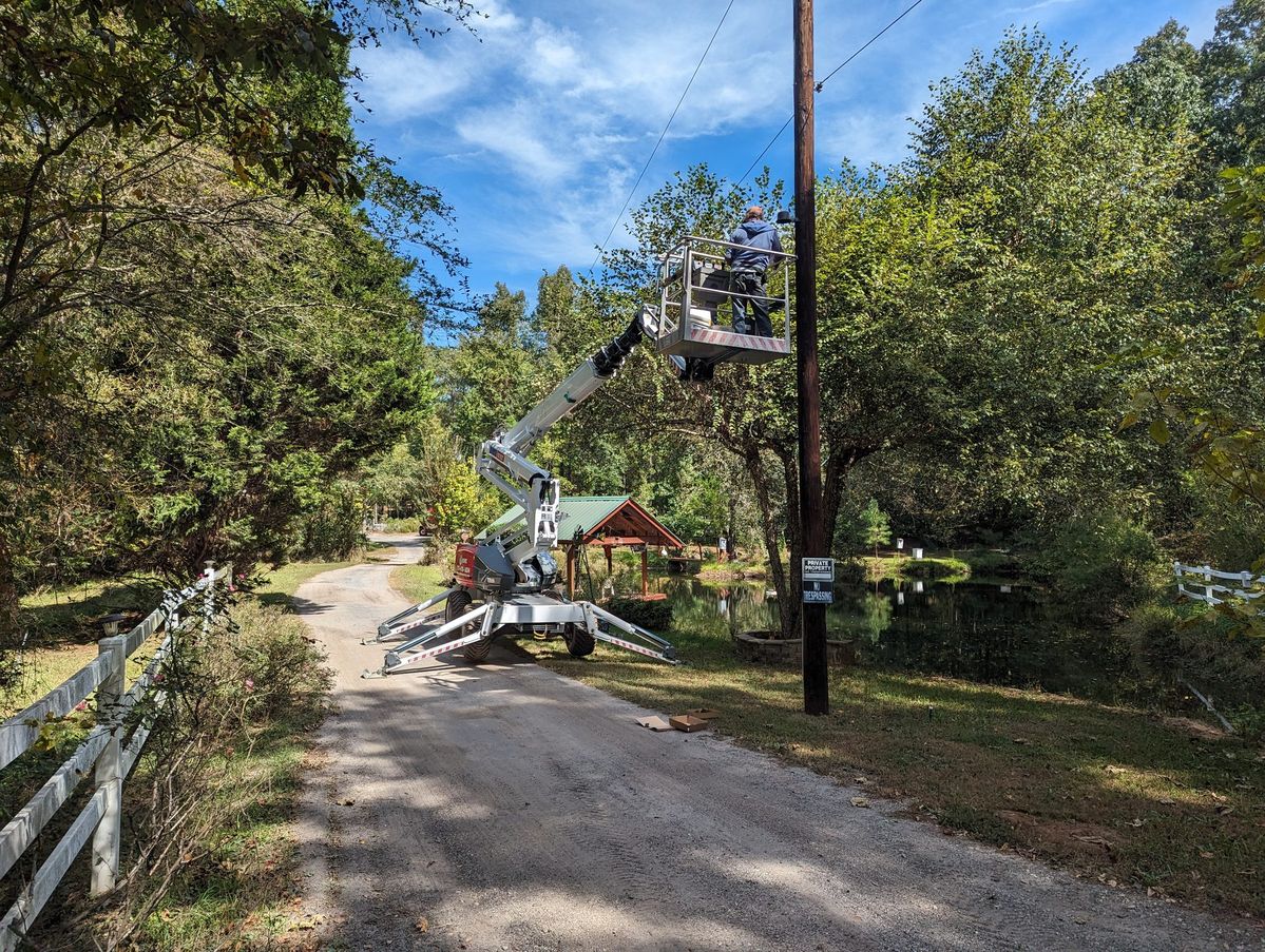 Rural pond job