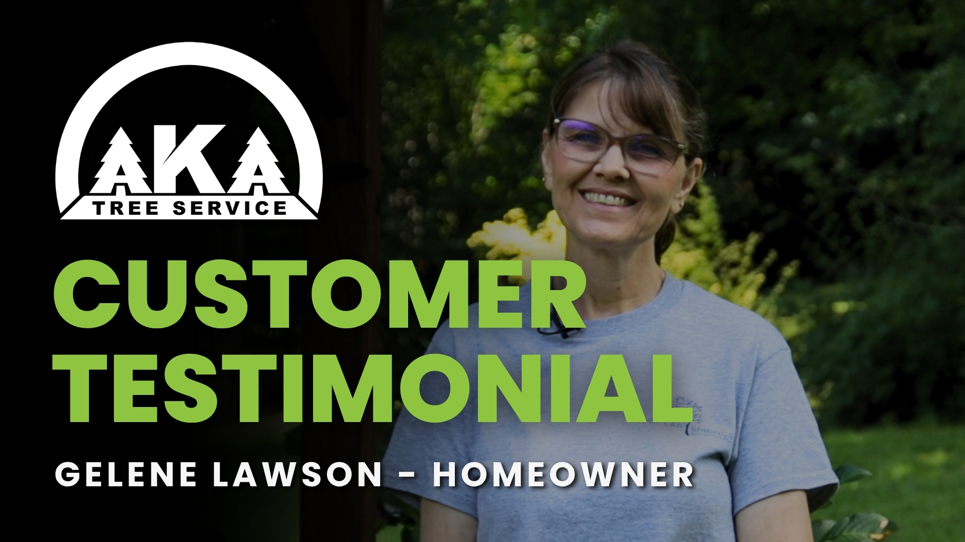 Customer Video Gelene Lawson AKA Tree Service