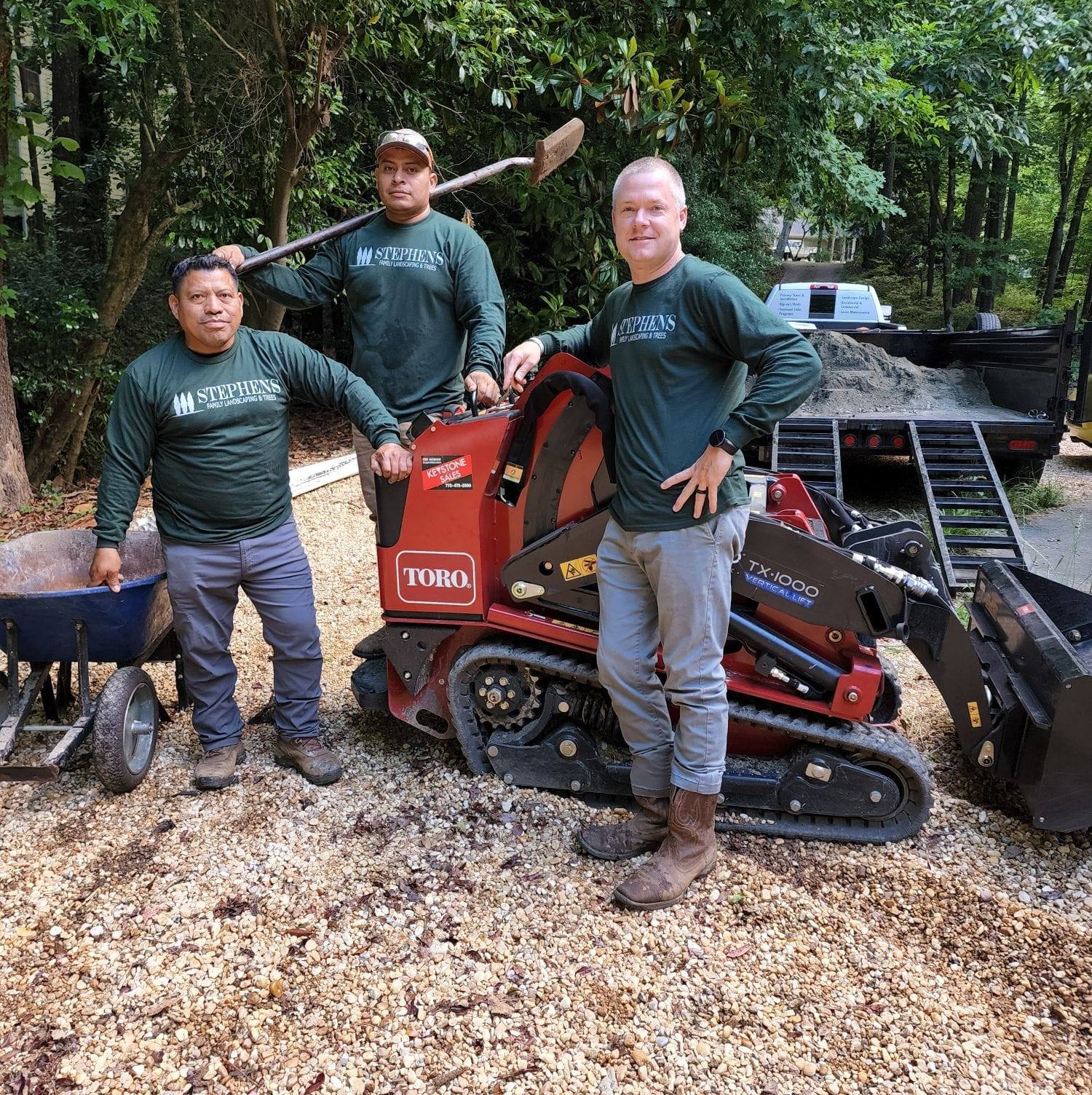 Stephens Family Landscaping tree service work