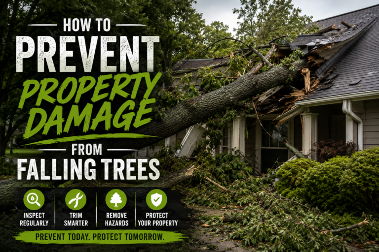 How to prevent property damage from falling trees