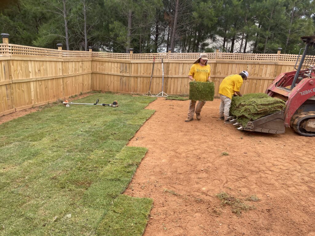 Benson Landscaping & Lawn Maintenance tree service work