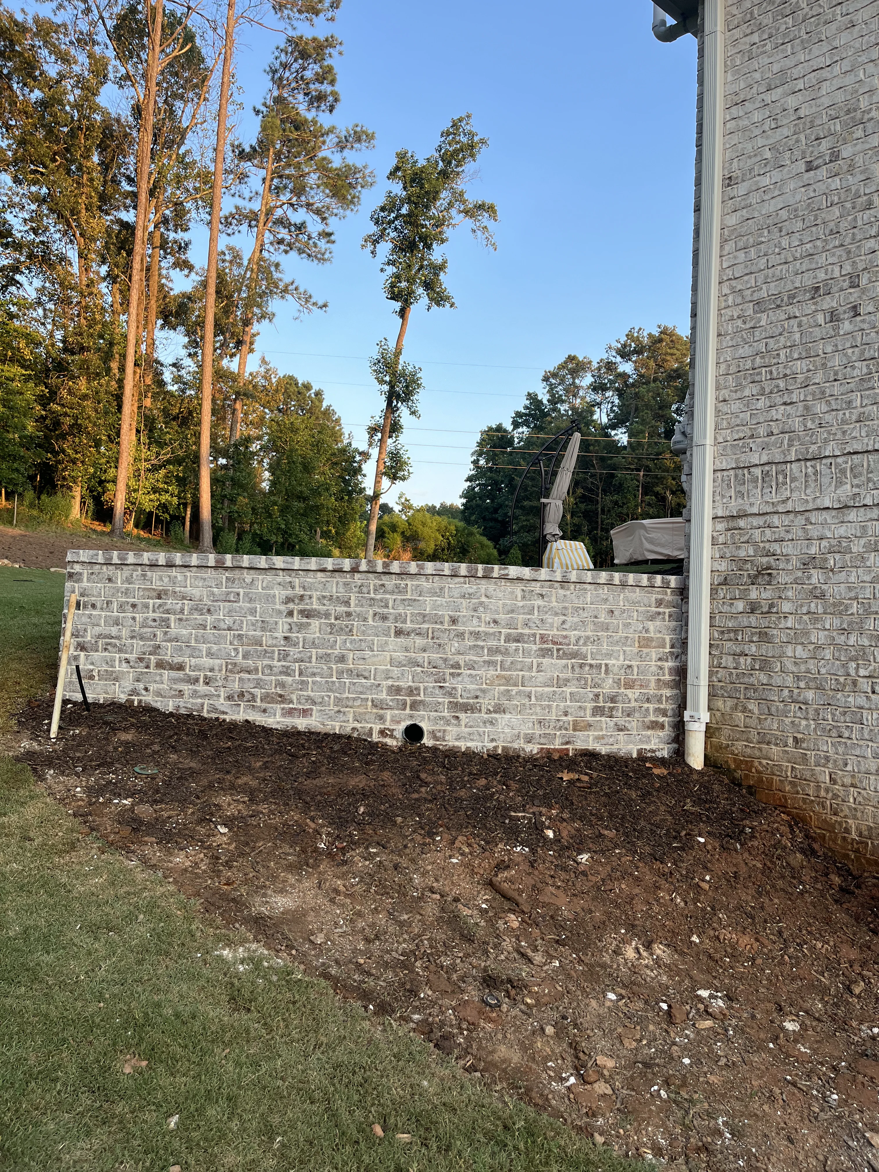 Outdoor Landscape Transformation tree service work