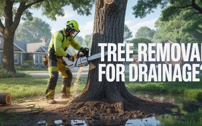 Why tree removal might be for better yard drainage
