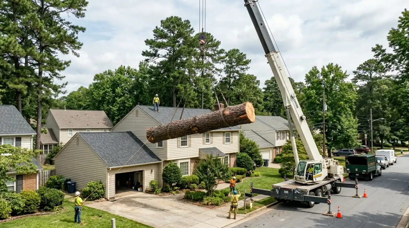Georgia Pines landscaping tree service work