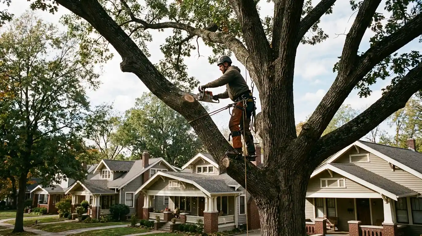 Georgia Pines landscaping tree service work