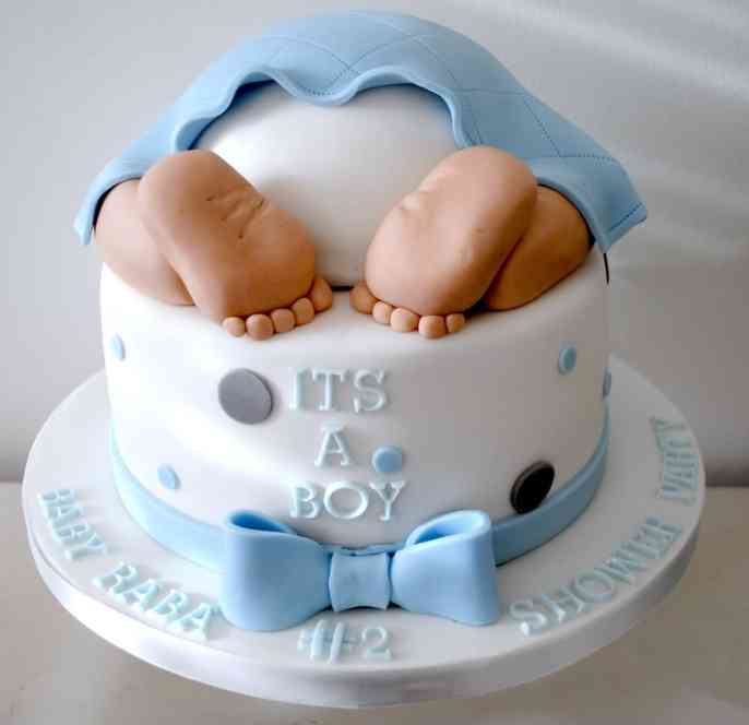 FORDANT BABY SHOWER CAKE 