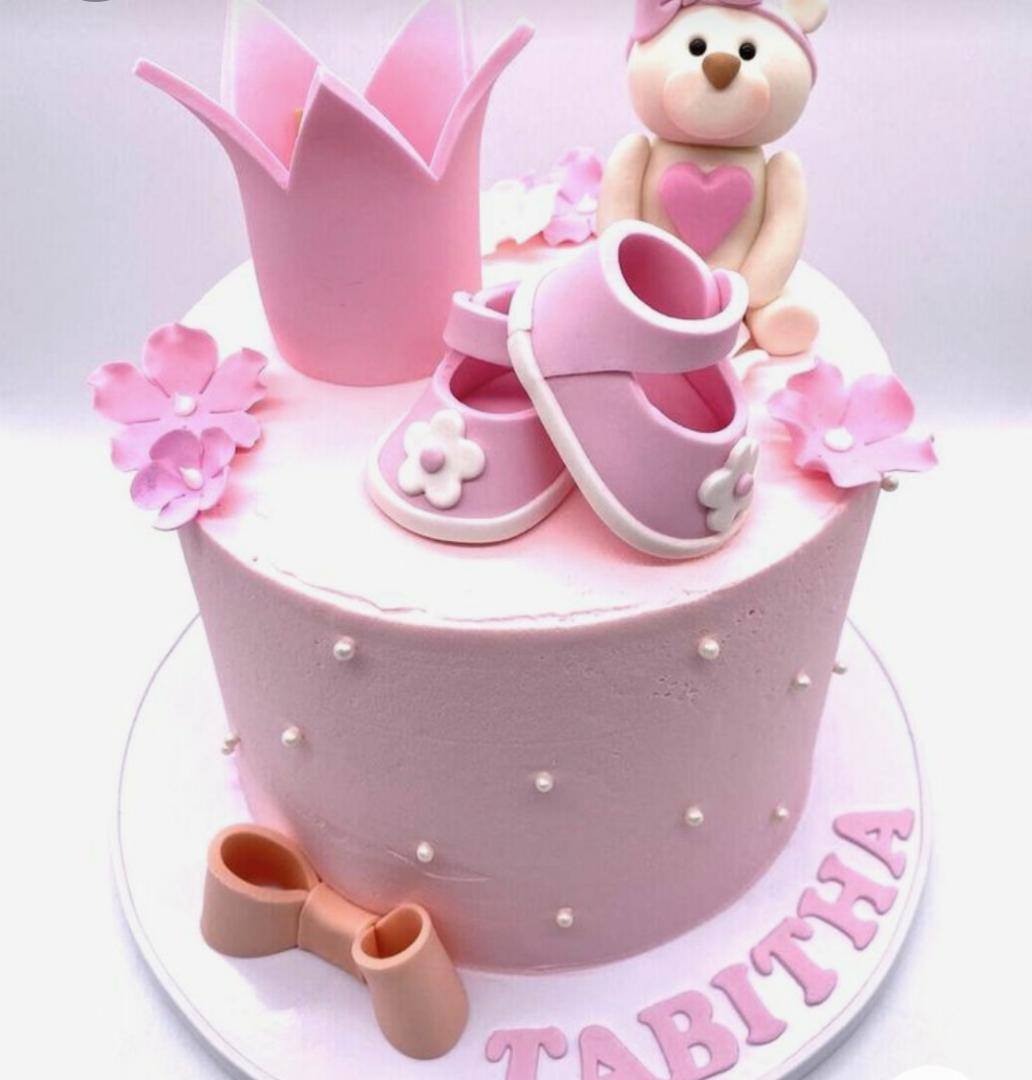 IT'S A GIRL BABY SHOWER CAKE