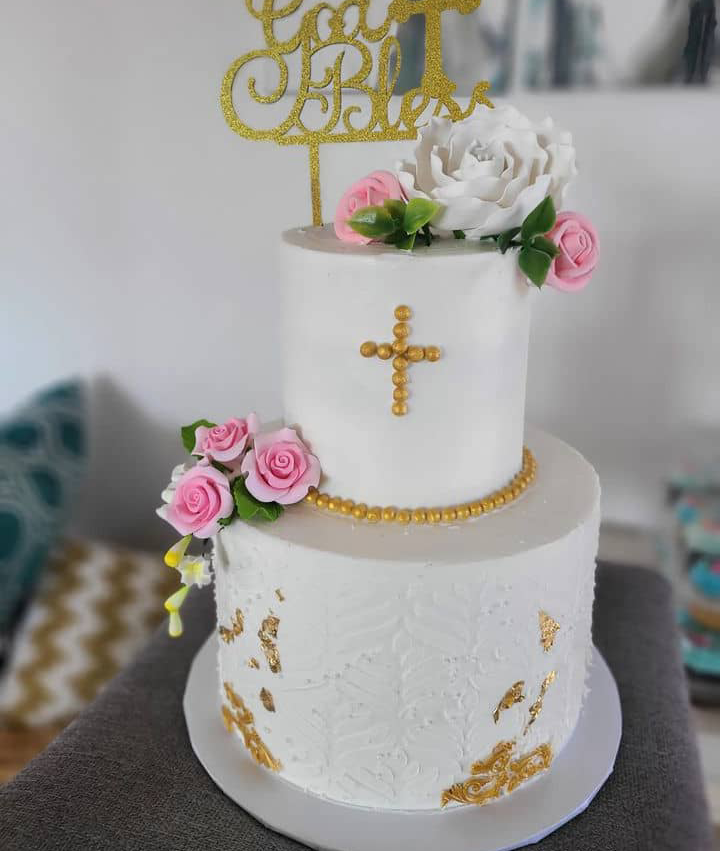 BAPTISM CAKE