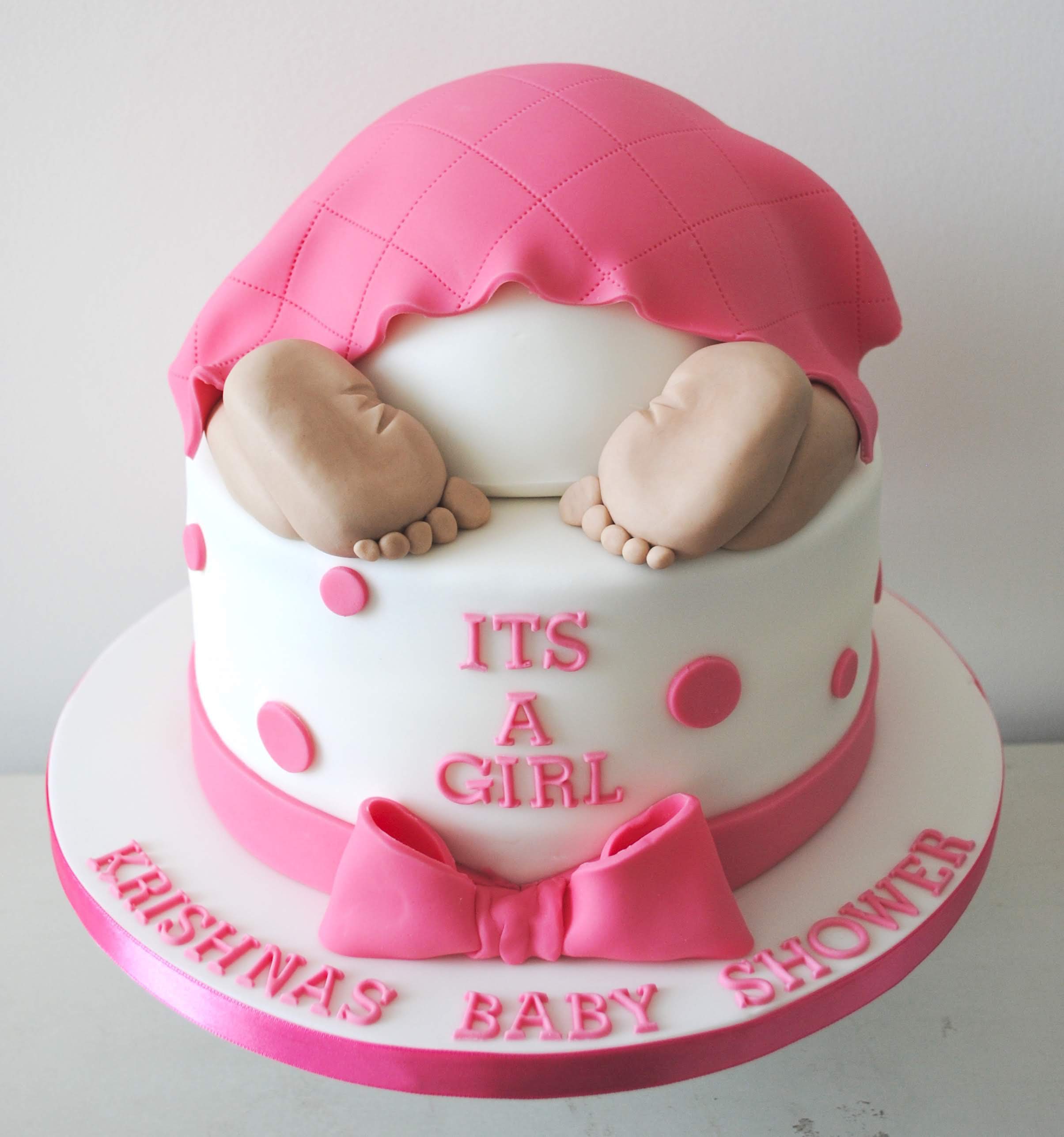 FONDANT BABY SHOWER CAKE 