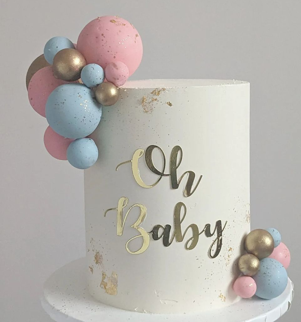 BABY YUMMY SHOWER CAKE 