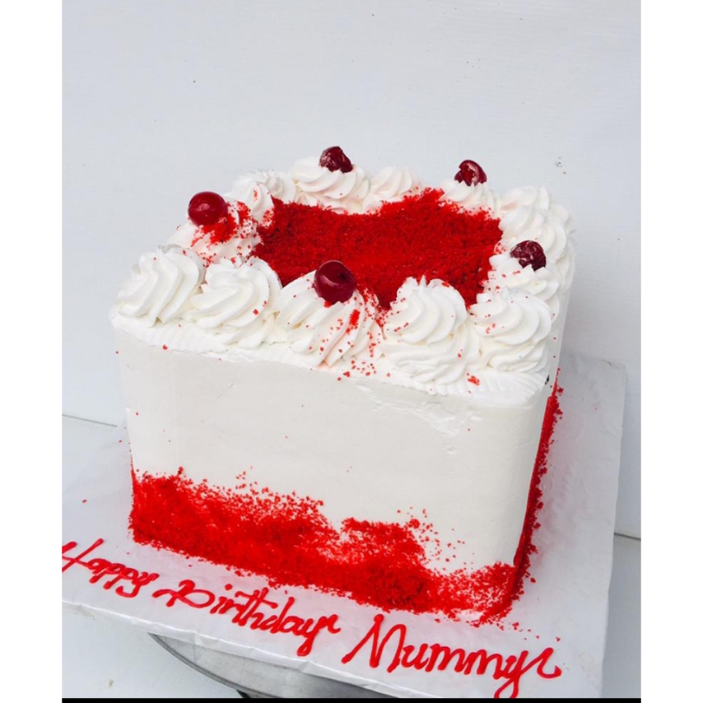 SQUARE REDVELVET CAKE 