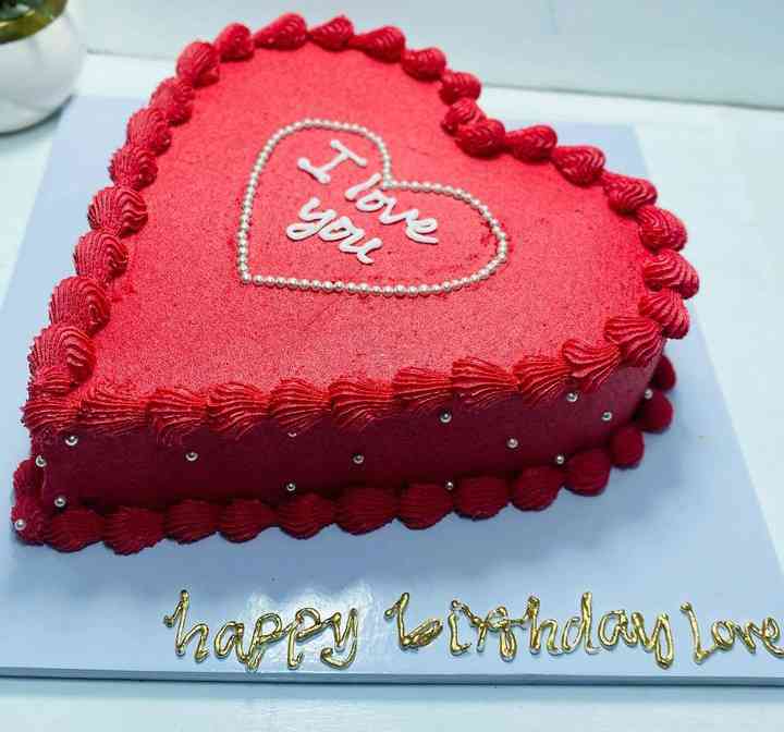 10INCH HEART VAL'S CAKE