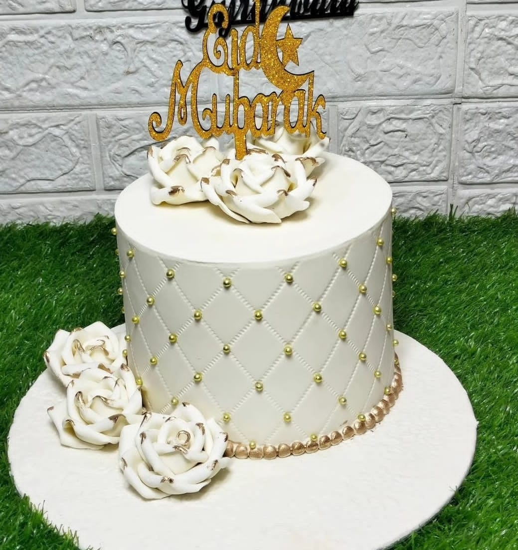 EID FONDANT FLORAL CAKE