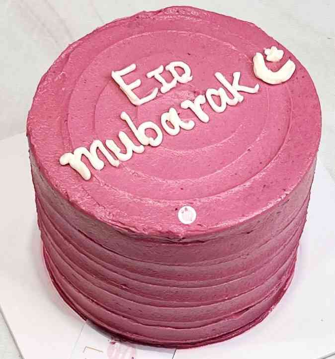 EID MUBARAK CAKE BUTTER