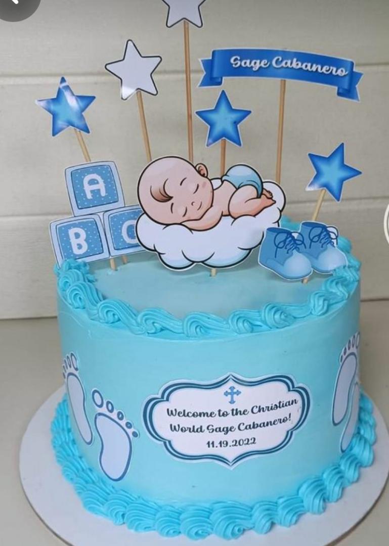 LITTLE STAR ⭐ BABY SHOWER CAKE