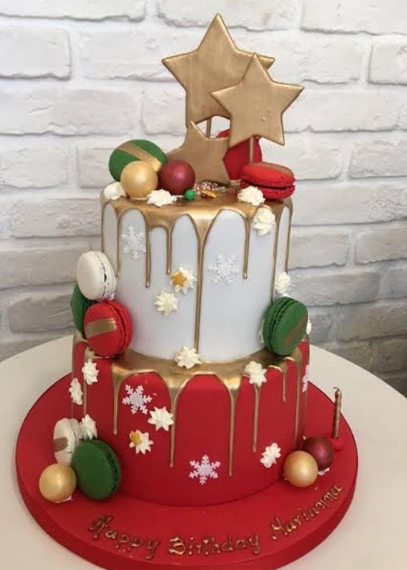 TIER CHRISTMAS CAKE 
