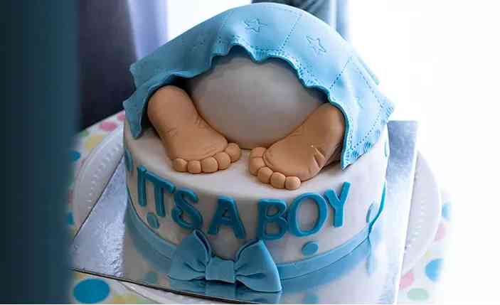 IT'S A BOY BABY SHOWER CAKE 