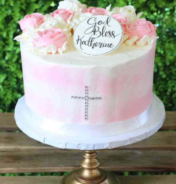 BAPTISM CEREBRATION CAKE