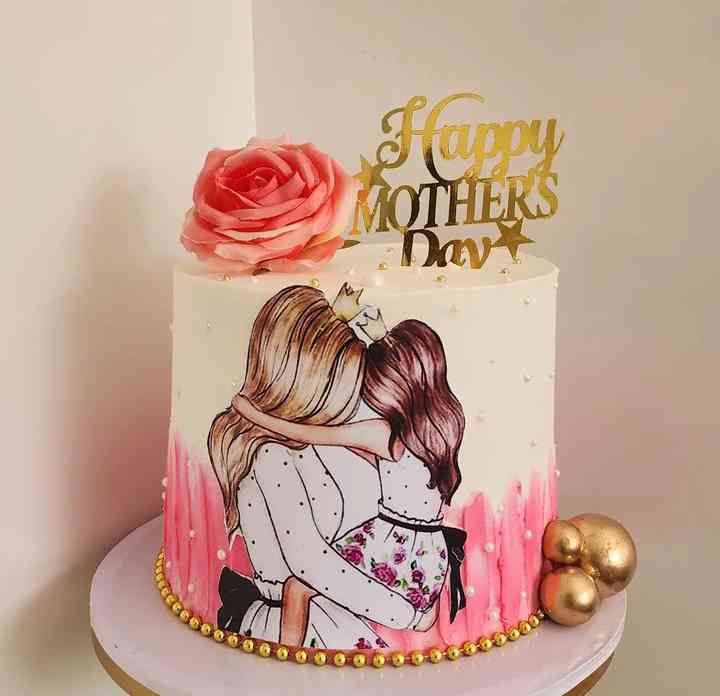 EDIBLE PRINT MOTHER'S DAY CAKE