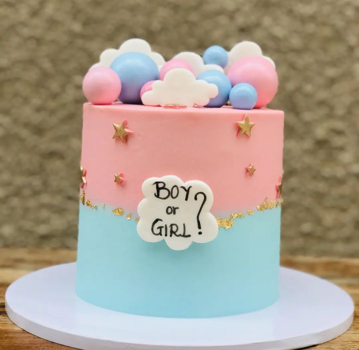 FLAVORSOME BABY SHOWER CAKE