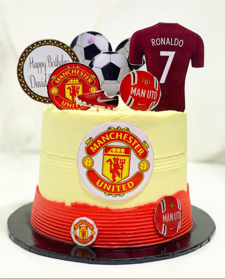 MANCHESTER UNITED CAKE QWQQE