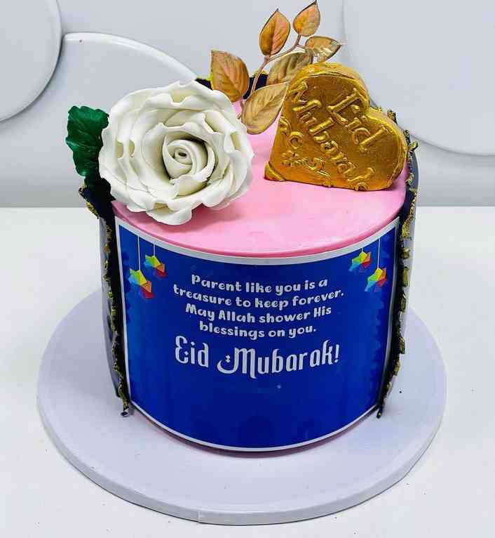 EDIBLE PRINT YUMMY EID CAKE 