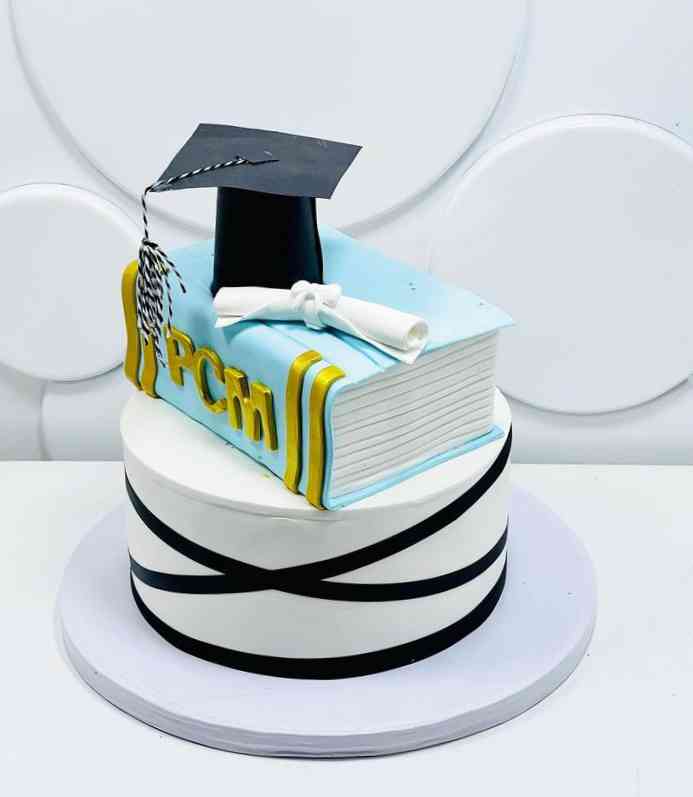 DOUBLE GRADUATION CAKE 