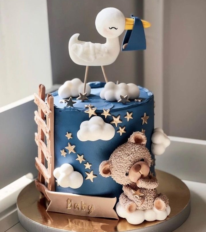 LADDER BABY SHOWER CAKE 