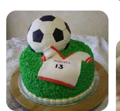 FOOTBALL PITCH CLUB CAKE