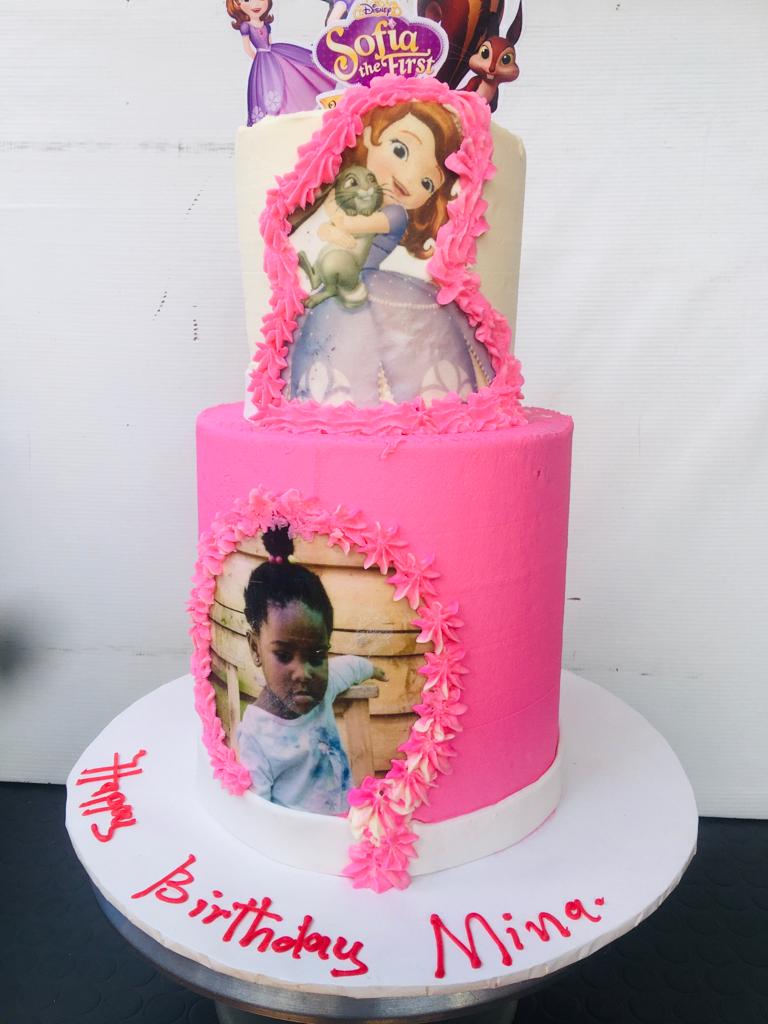 SOFIA CHARACTER EDIBLE PRINT CAKE 