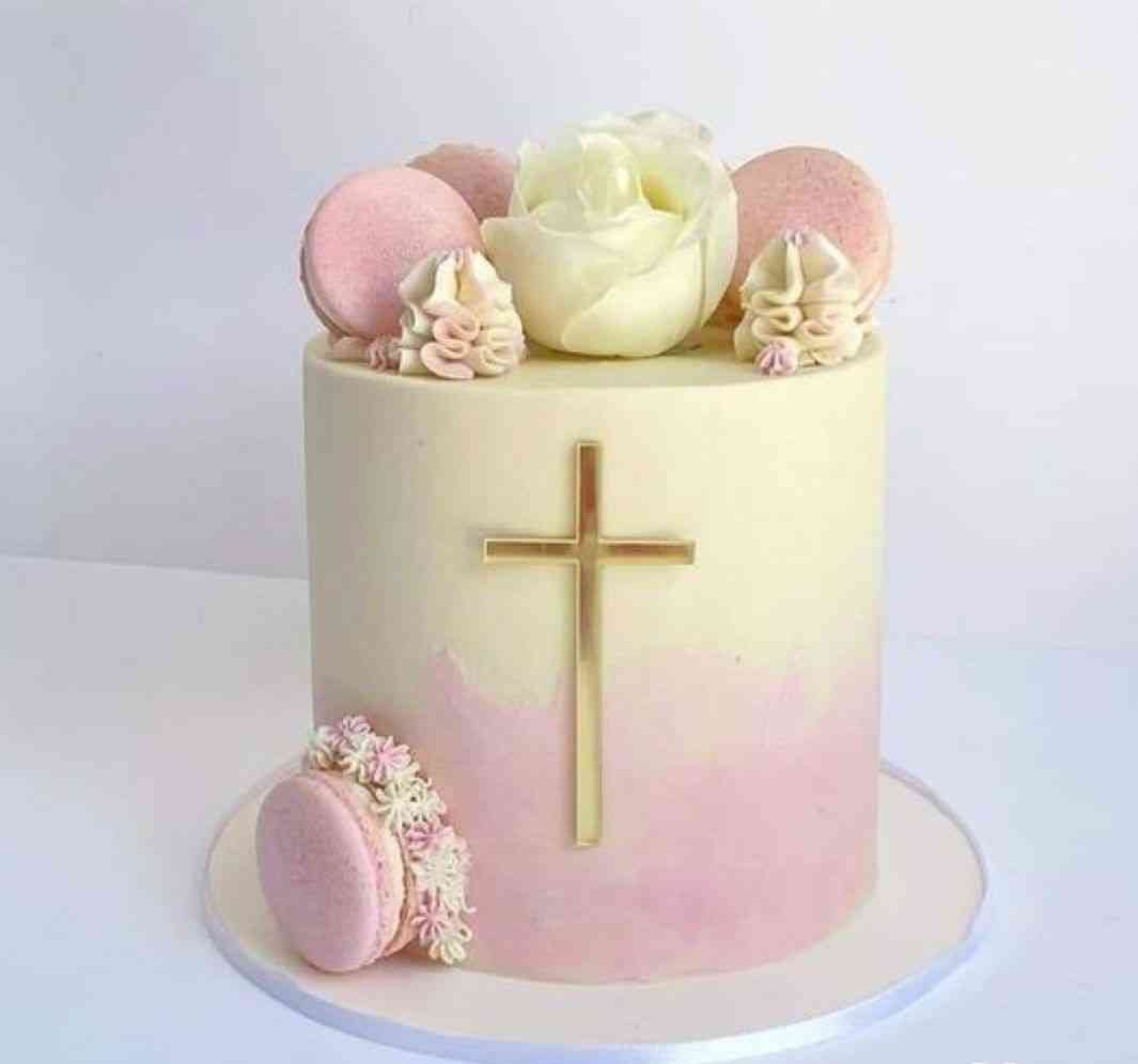 HAPPY BAPTISM CAKE IN PURENESS