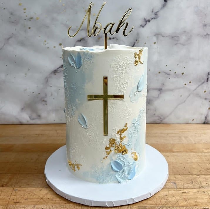 NOAH BAPTISM CAKE